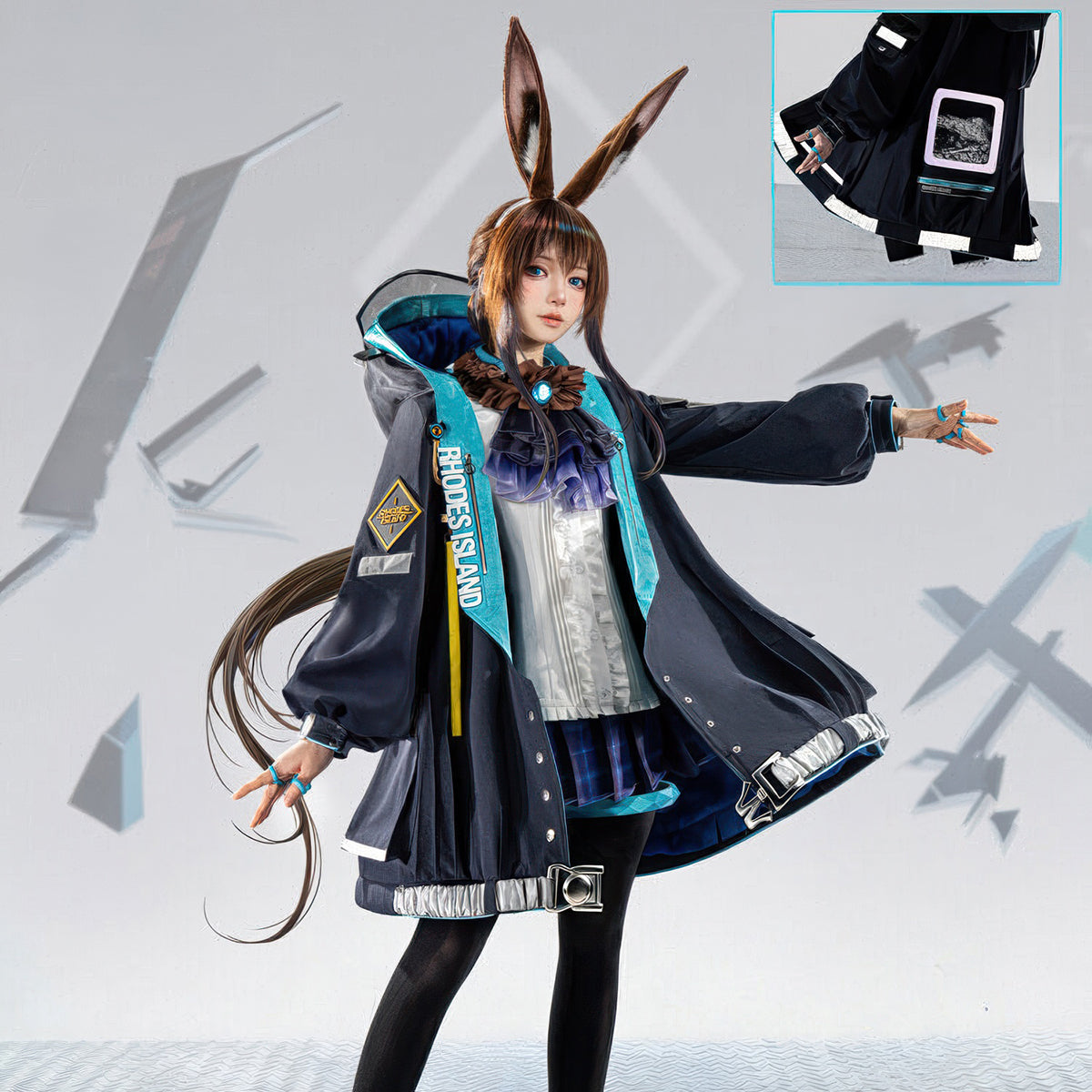 Arknights Amiya Cosplay Costume - Premium Custom EditionArknights,Costume,Game