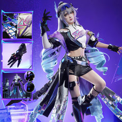 Honkai Star Rail Silver Wolf Cosplay Costume - Premium EditionCostume,Game,Honkai: Star Rail