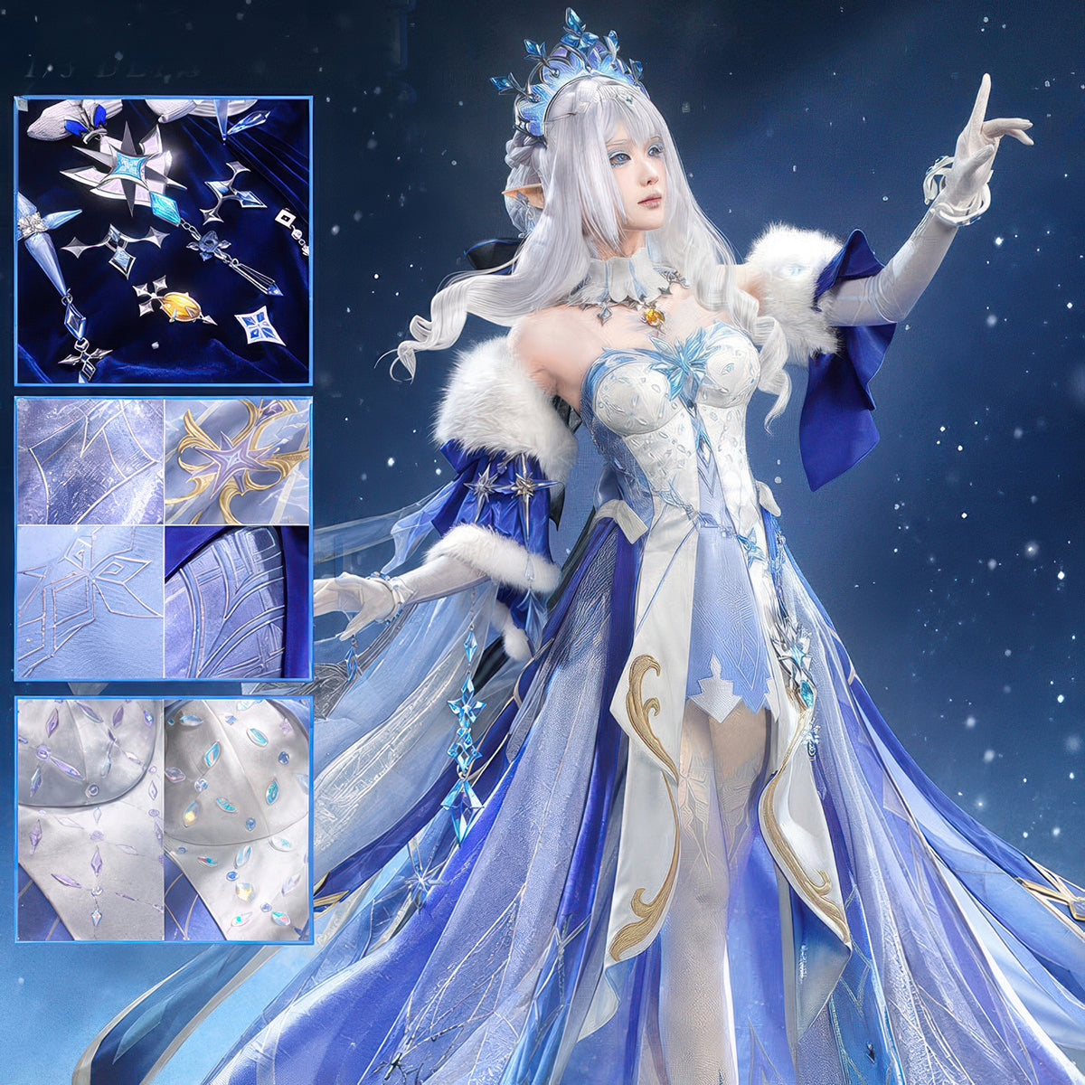 Genshin Impact Tsaritsa Cosplay Costume - Premium Custom EditionCostume,Game,Genshin Impact