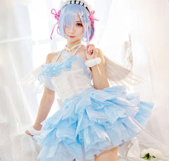 Custom Rem Angel Cosplay Costume - Tailored Just for YouAnime,Costume,Re Zero