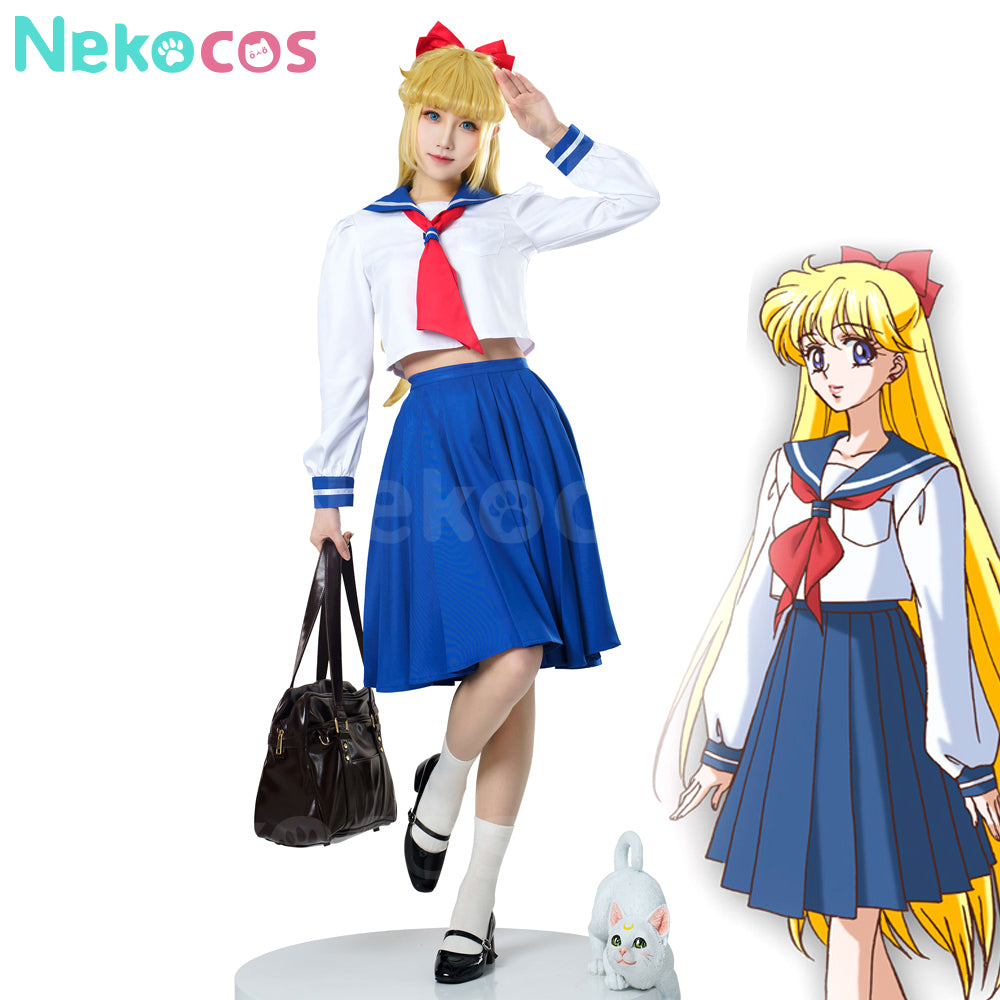 【Nekocos】Anime Sailor Moon Crystal Cosplay Sailor Venus Minako Aino Uniform Cosplay Costume | In Stock