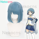 【Nekocos】Anime Puella Magi Madoka Magica Cosplay Miki Sayaka Cosplay Wig | In Stock