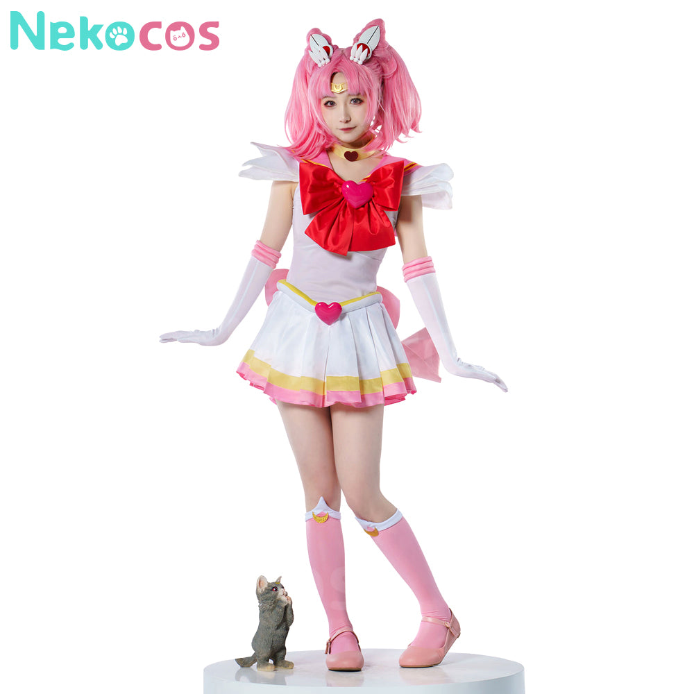 【Nekocos】Anime Sailor Moon SuperS Cosplay Sailor Chibi Moon Chibiusa Tsukino Battle Suit Cosplay Costume Premium Edition | In Stock