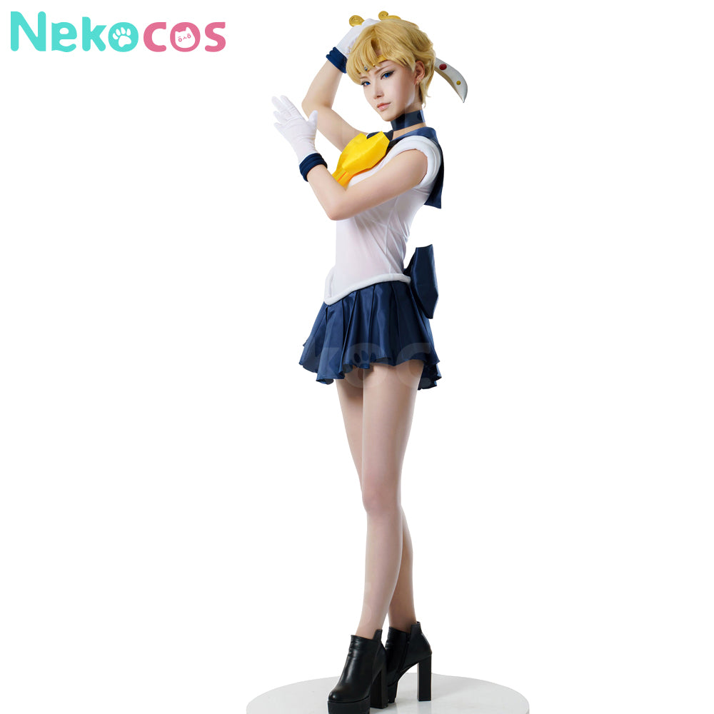 【Nekocos】Anime Sailor Moon Cosplay Sailor Uranus Haruka Tenou Battle Suit Cosplay Costume Premium Edition | In Stock