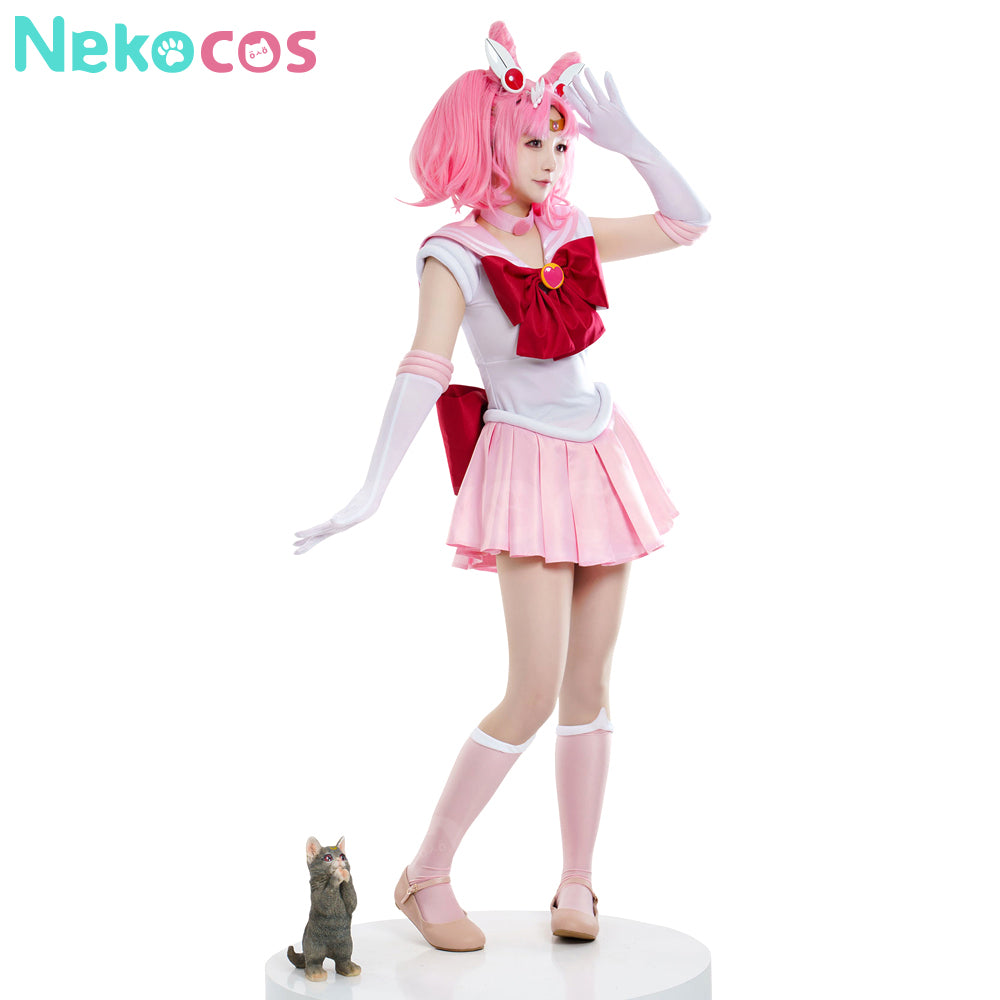 【Nekocos】Anime Sailor Moon Cosplay Sailor Chibi Moon Chibiusa Tsukino Battle Suit Cosplay Costume Premium Edition | In Stock