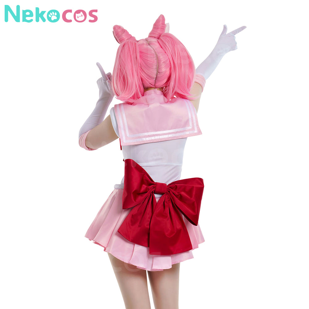 【Nekocos】Anime Sailor Moon Cosplay Sailor Chibi Moon Chibiusa Tsukino Battle Suit Cosplay Costume Premium Edition | In Stock
