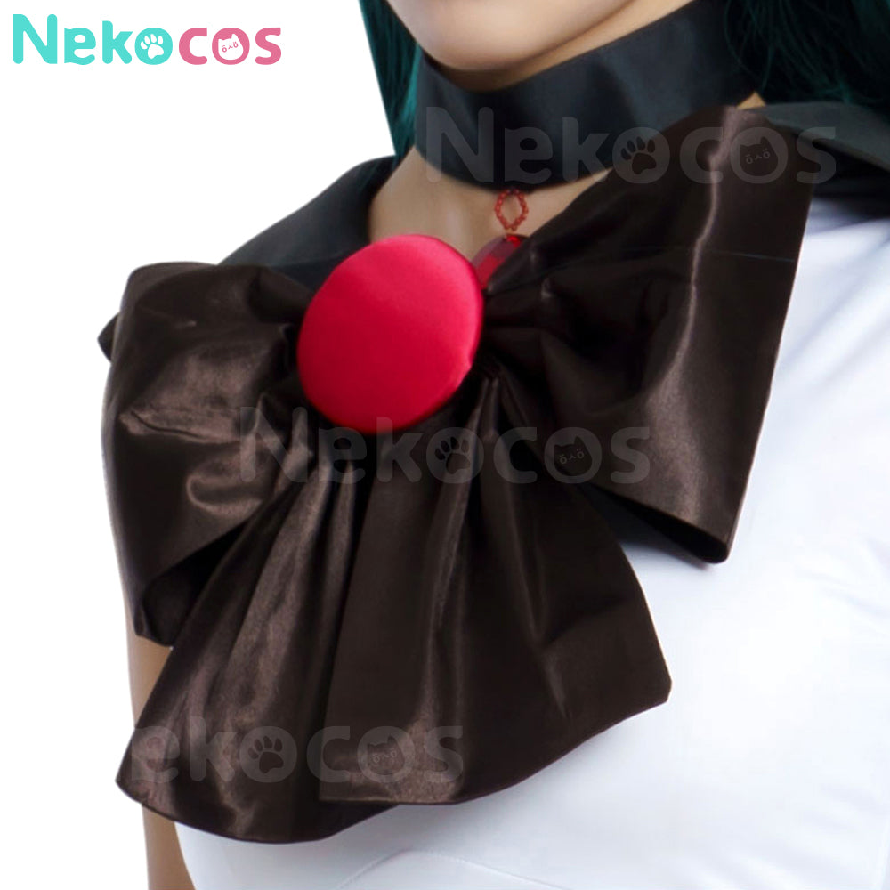 【Nekocos】Anime Sailor Moon Cosplay Sailor Pluto Setsuna Meiou Battle Suit Cosplay Costume Premium Edition | In Stock