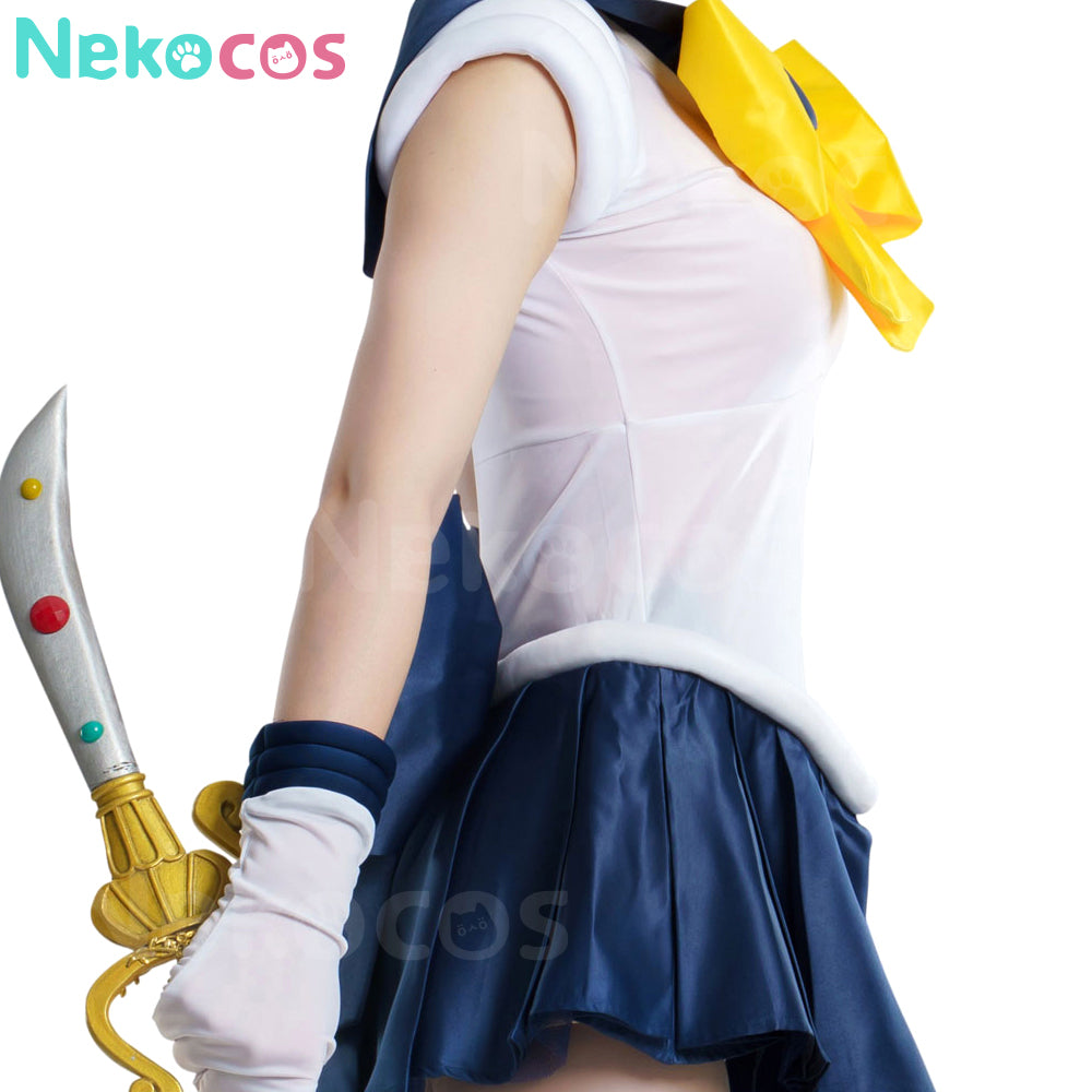 【Nekocos】Anime Sailor Moon Cosplay Sailor Uranus Haruka Tenou Battle Suit Cosplay Costume Premium Edition | In Stock