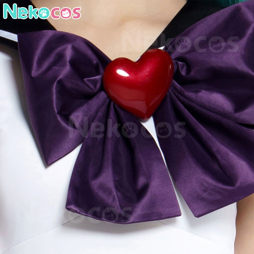 【Nekocos】Anime Sailor Moon SuperS Cosplay Sailor Pluto Setsuna Meiou Battle Suit Cosplay Costume Premium Edition | In Stock