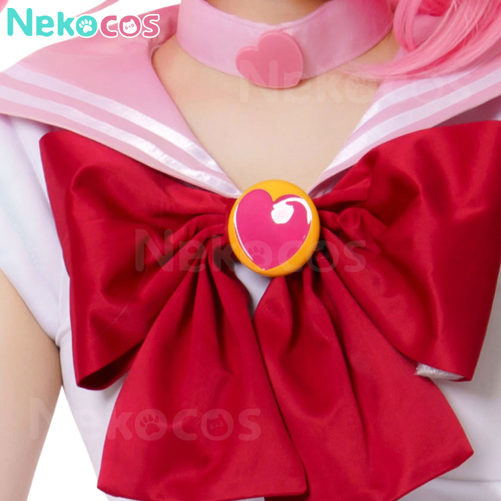 【Nekocos】Anime Sailor Moon Cosplay Sailor Chibi Moon Chibiusa Tsukino Battle Suit Cosplay Costume Premium Edition | In Stock