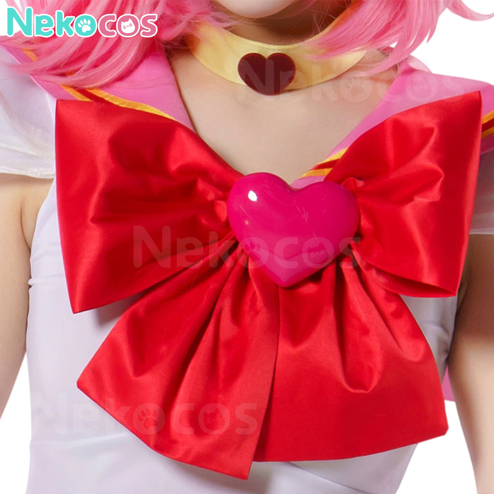 【Nekocos】Anime Sailor Moon SuperS Cosplay Sailor Chibi Moon Chibiusa Tsukino Battle Suit Cosplay Costume Premium Edition | In Stock