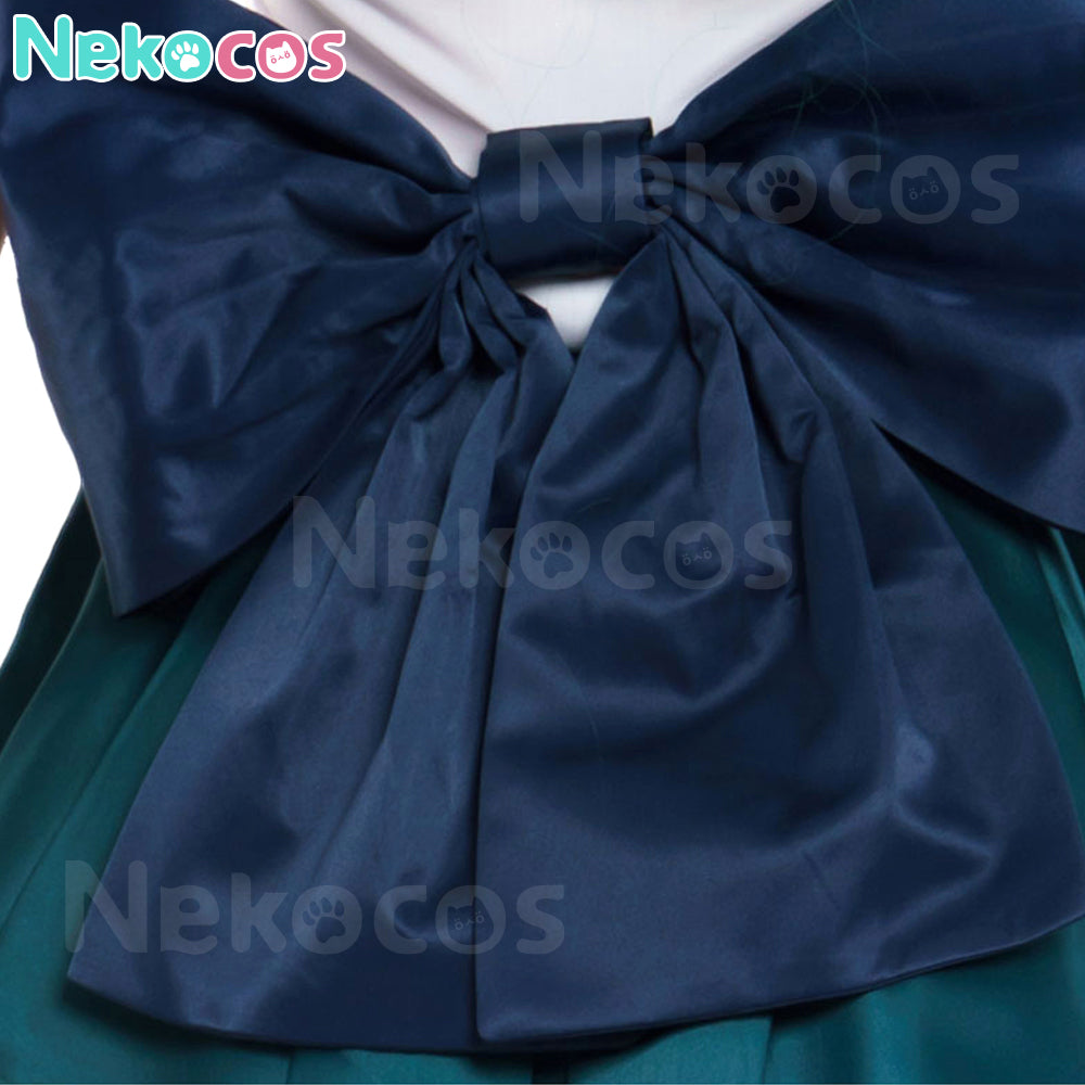 【Nekocos】Anime Sailor Moon Cosplay Sailor Neptune Michiru Kaiou Battle Suit Cosplay Costume Premium Edition | In Stock