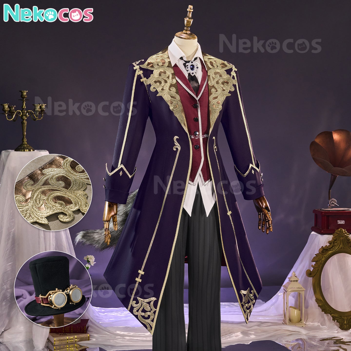 【Nekocos】Game Identity Ⅴ Cosplay Photographer Moonlight Gentleman Cosplay Costume Premium Edition