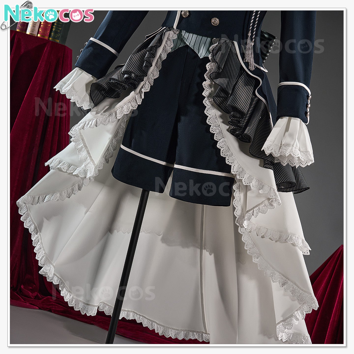 【Nekocos】Anime Cosplay Ciel Phantomhive Funeral Cosplay Costume  | Custom-Tailor