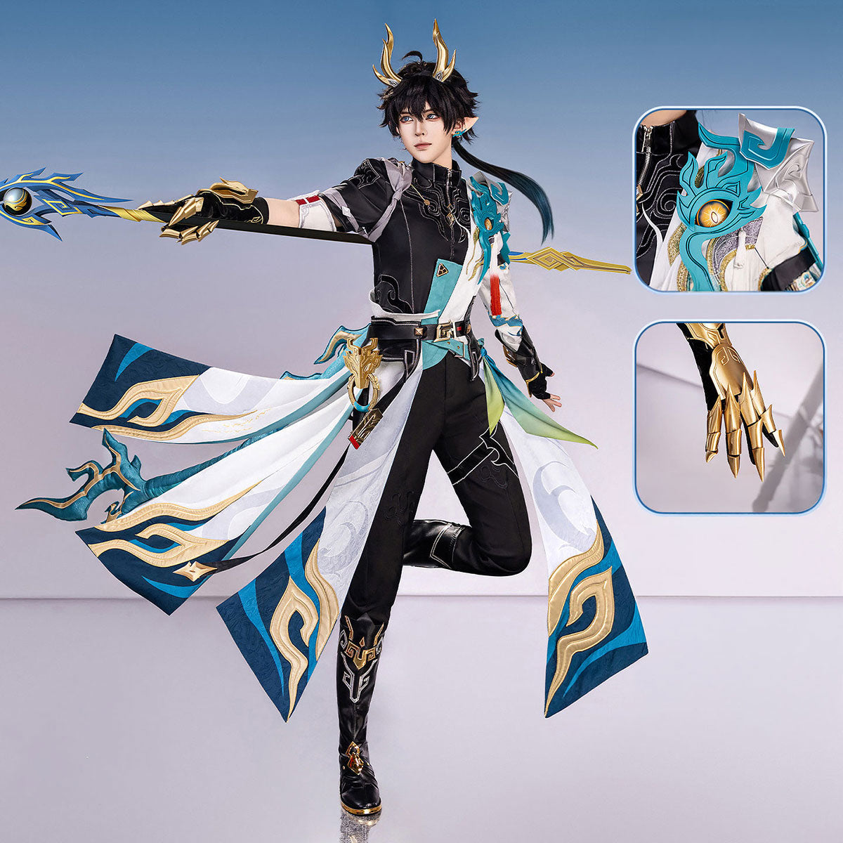 【Nekocos】Game Honkai: Star Rail Cosplay Dan Heng Permansor Terrae Cosplay Costume Premium Edition | In Stock