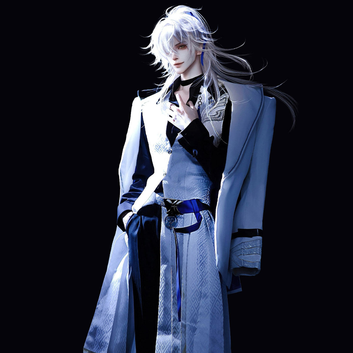 【Nekocos】Game Honkai: Star Rail Cosplay Jing Yuan Cosplay Costume Premium Edition | In Stock