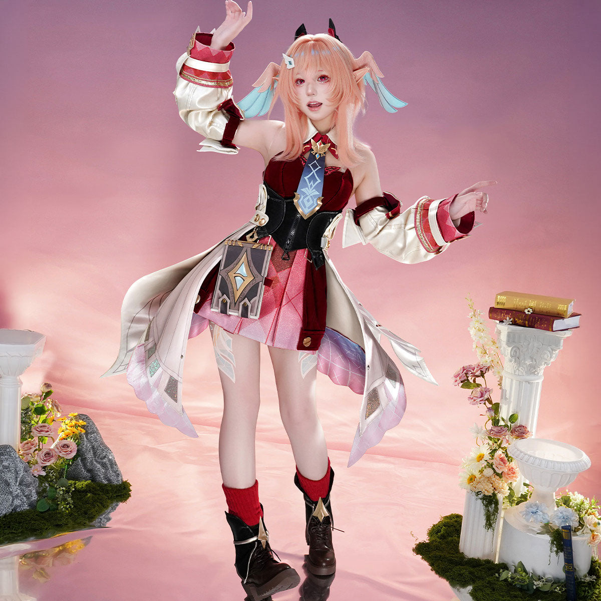【Nekocos】Game Genshin Impact Cosplay Naturalist Linnea Cosplay Costume Premium Edition | Custom-Tailor