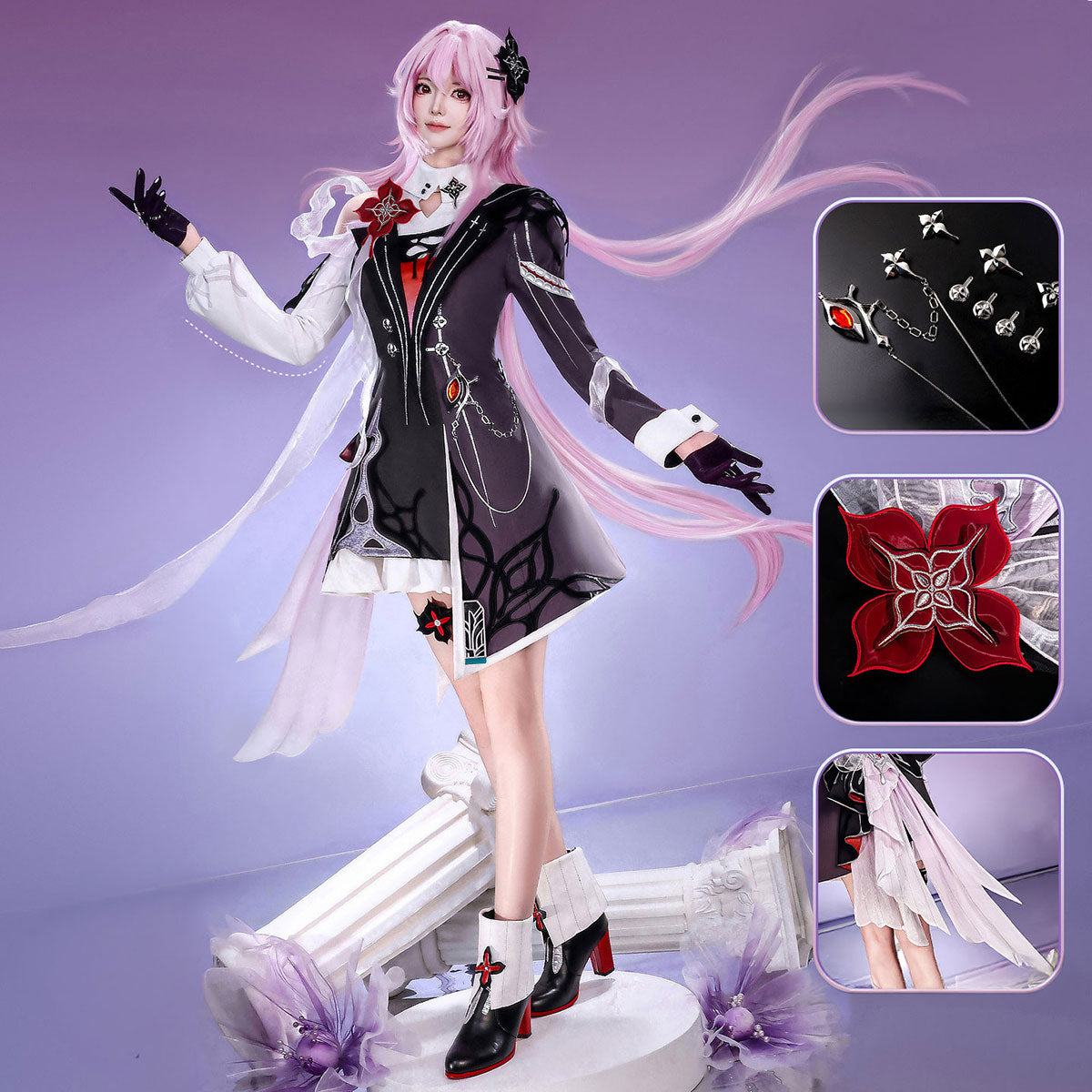 【Nekocos】Game Honkai: Star Rail Cosplay Evernight Cosplay Costume | In Stock