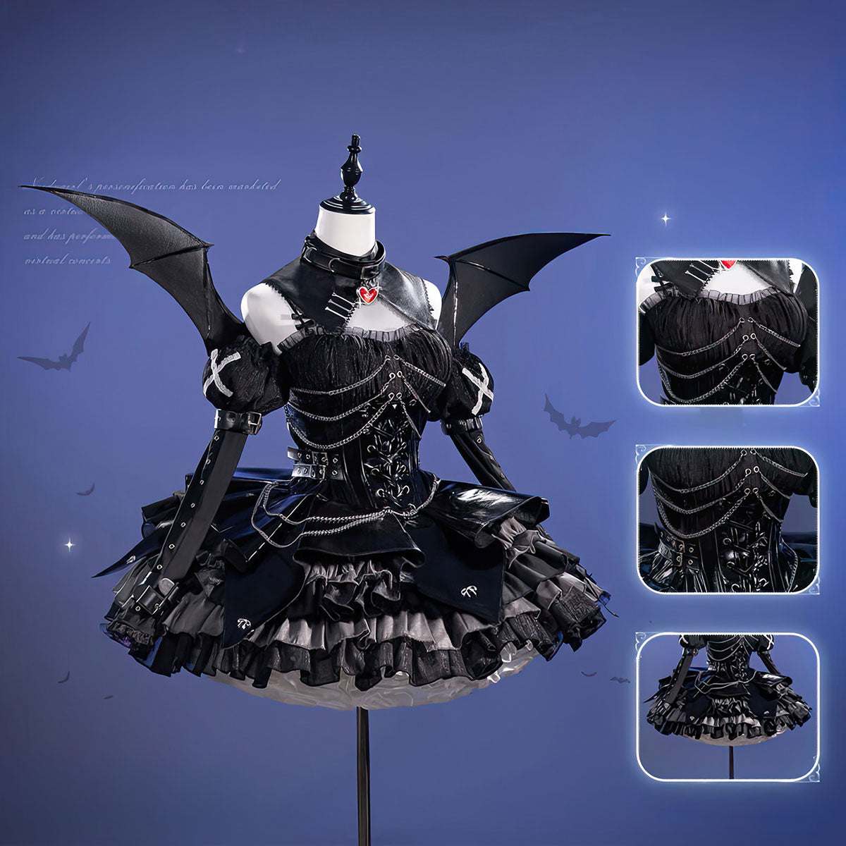 【Nekocos】Game Needy Streamer Overload Cosplay Ame chan devil outfit Cosplay Costume Premium Edition | Custom-Tailor