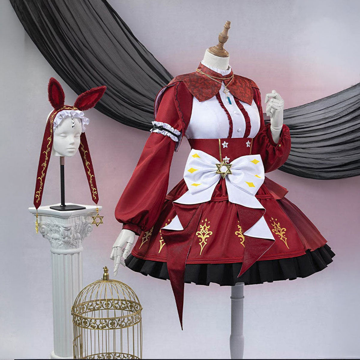 【Nekocos】Game Cosplay Red Desire Cosplay Costume | Custom-Tailor