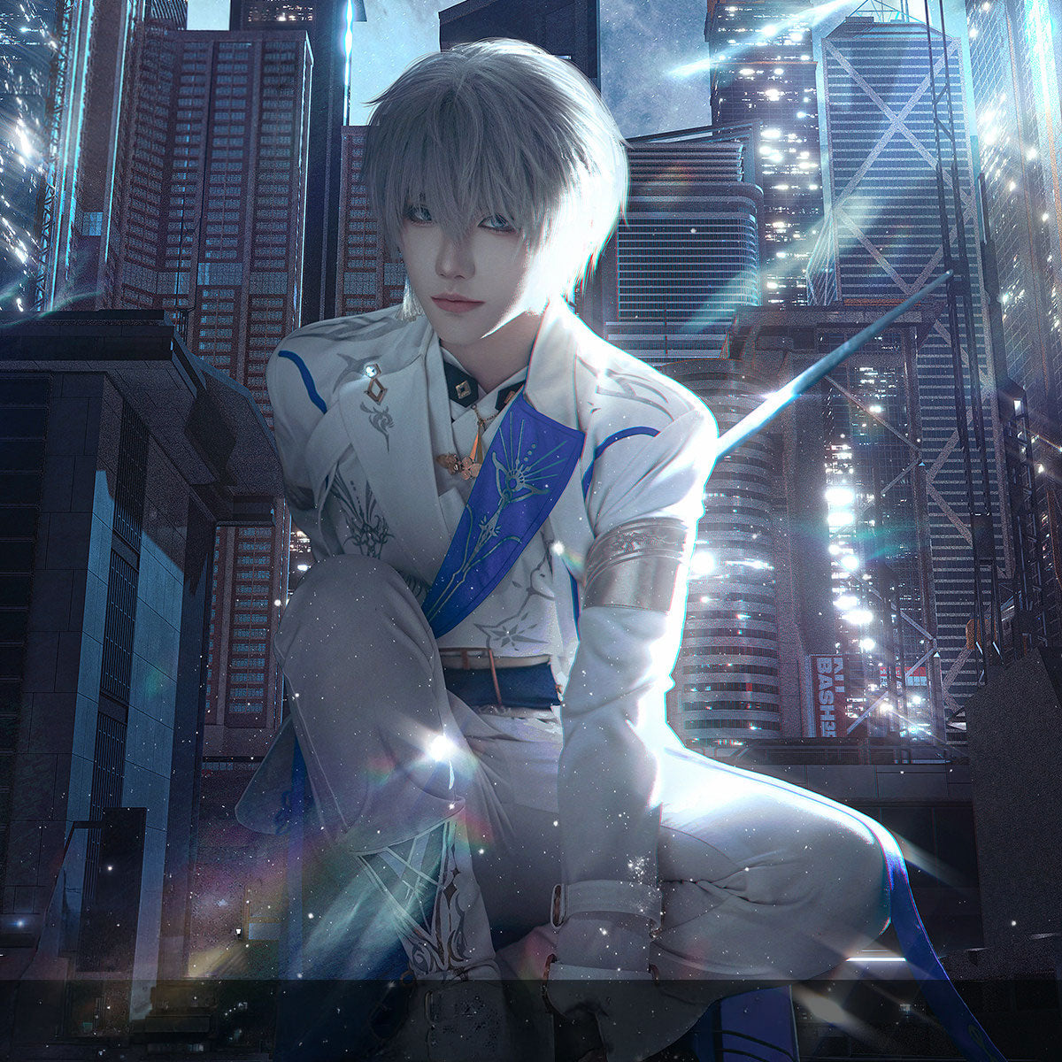 【Nekocos】Game Love and Deepspace Cosplay Xavier Lightseeker Cosplay Costume Premium Edition | In Stock