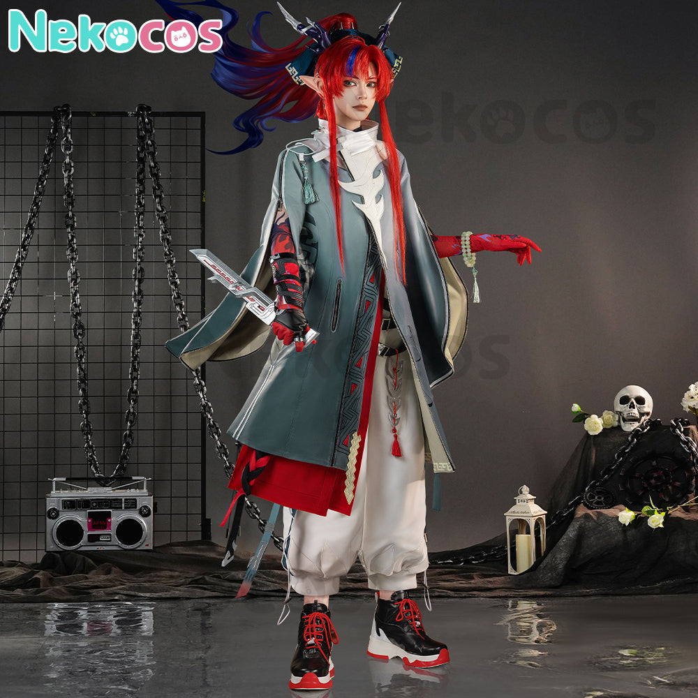 【Nekocos】Game Arknights Cosplay Yu Cosplay Costume Premium Edition | In Stock