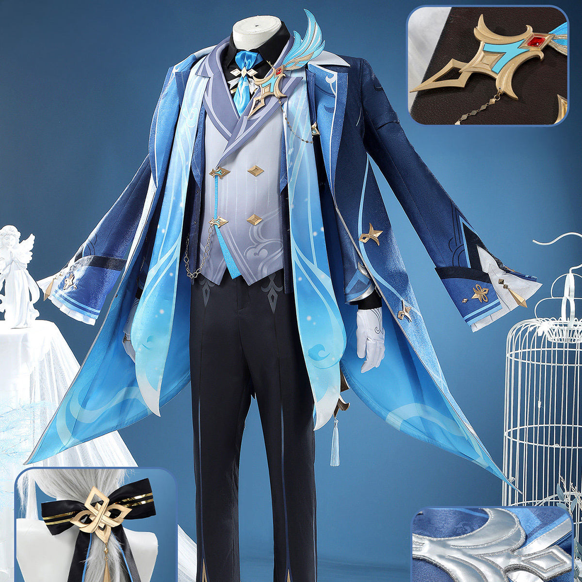 Genshin Impact Neuvillette Cosplay Costume - Premium EditionCostume,Game,Genshin Impact