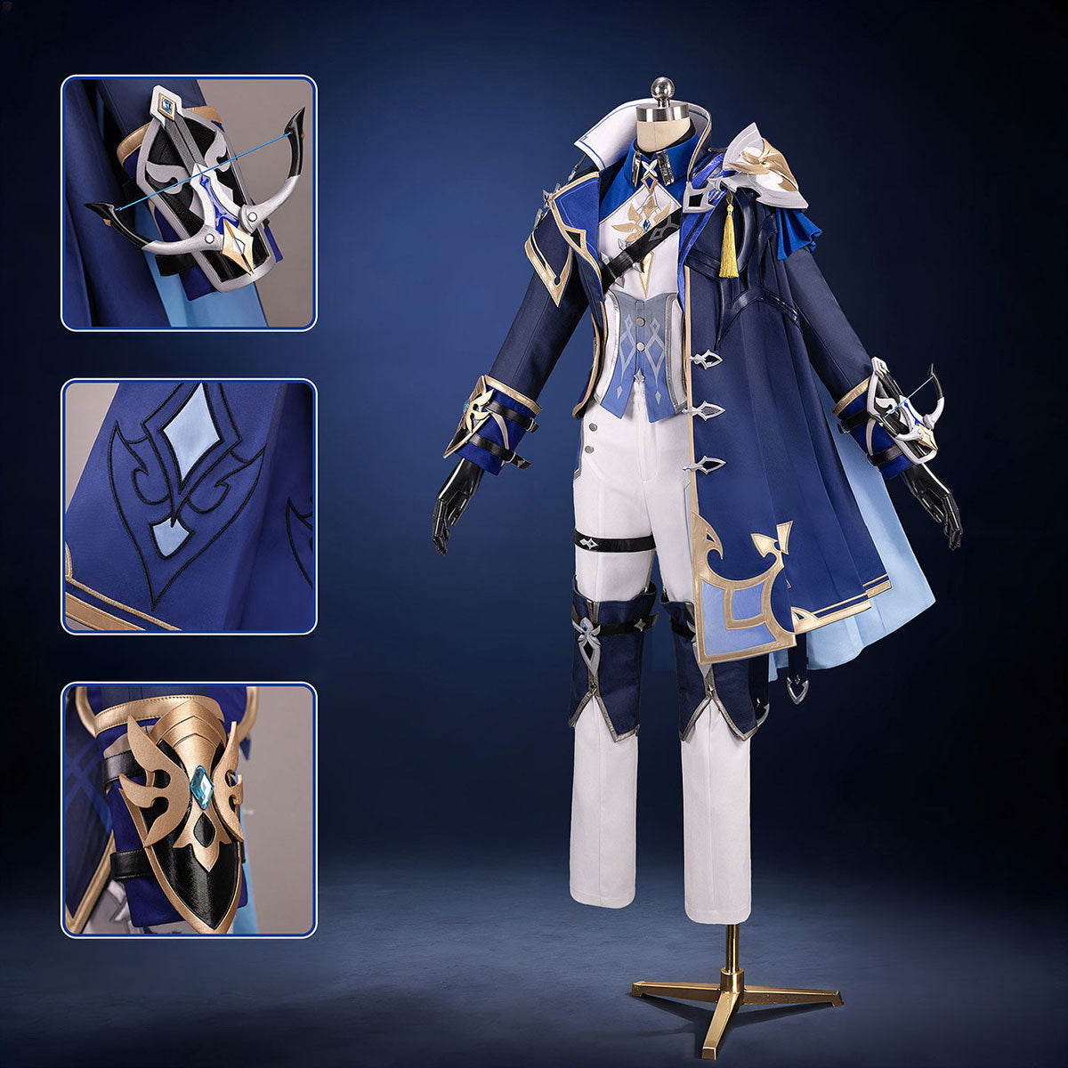 【Nekocos】Game Genshin Impact Cosplay Lohen Cosplay Costume Premium Edition | Custom-Tailor