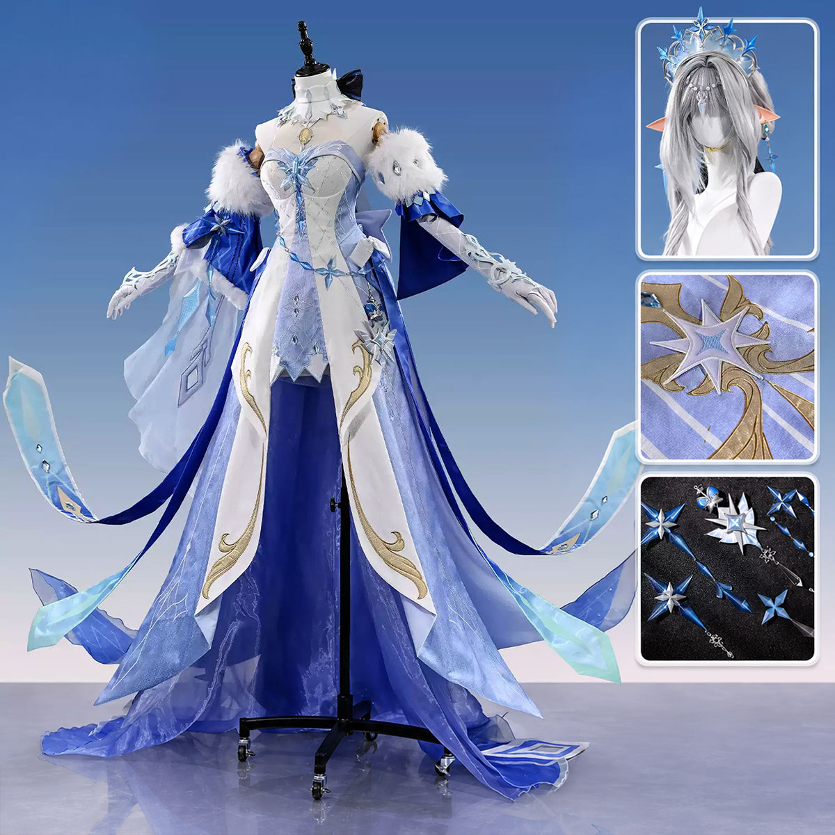 Genshin Impact Tsaritsa Cosplay Costume - Premium Custom EditionCostume,Game,Genshin Impact