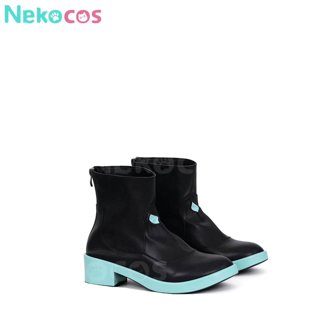 Hatsune Miku Cosplay Shoes - Silver Patent Leather StyleHatsune Miku,Shoes,Vocaloid