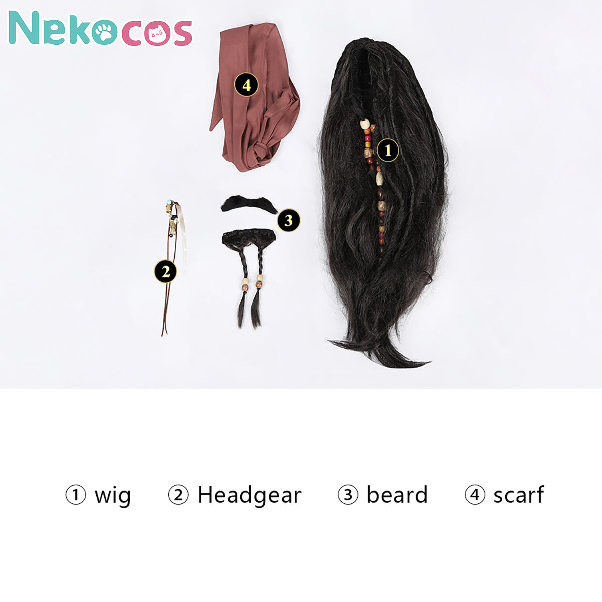 【Nekocos】Movie Jack Cosplay Costume Black Jacket Uniform Halloween Cape Standard Collar Custom Christmas Cosplay Costume | Custom-Tailor