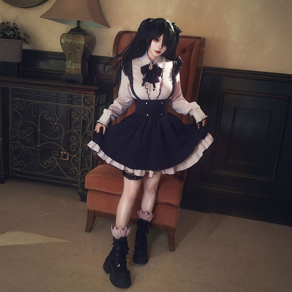 Kurumi Tokisaki Cosplay Costume - Anime Detective OutfitAnime,Costume,Date A Live