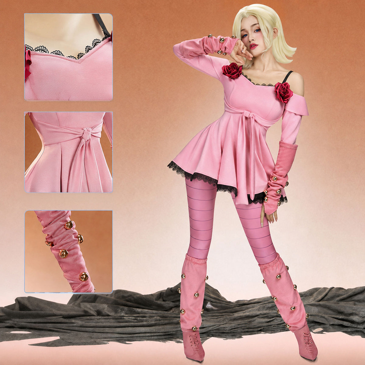 Custom Lucy Steel Anime Cosplay Costume