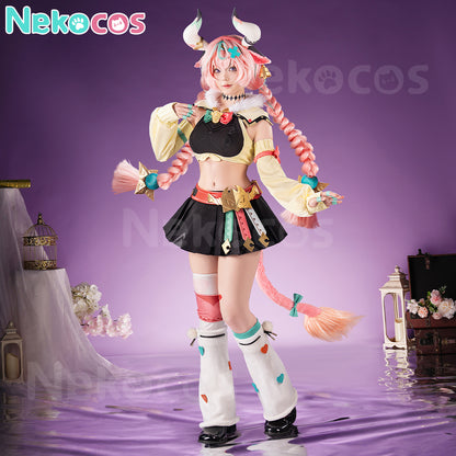 【Nekocos】Game Genshin Impact Cosplay Varesa Cosplay Costume Premium Edition | In Stock