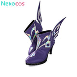 Genshin Impact Skirk Cosplay Shoes - Premium Quality & Fast ShippingGame,Genshin Impact,Shoes