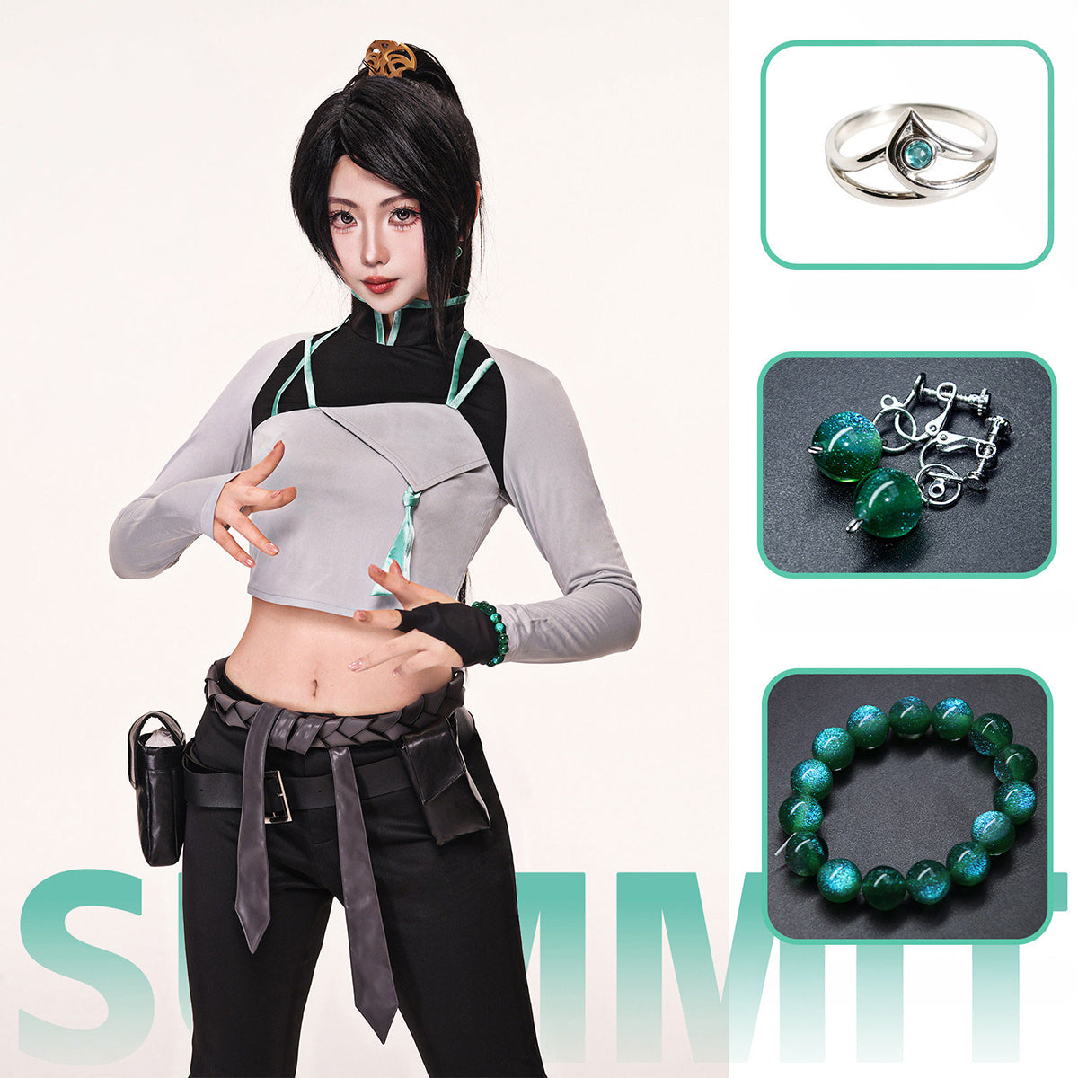 【Nekocos】Game Valorant Cosplay Sage Cosplay Costume