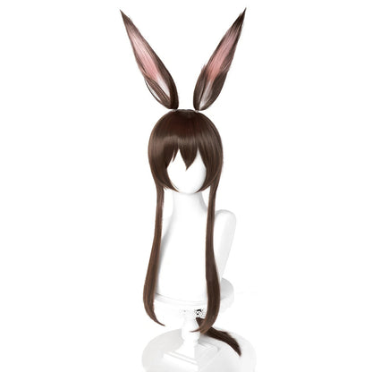 【Nekocos】Game Arknights Cosplay Amiya Cosplay Wig | In Stock