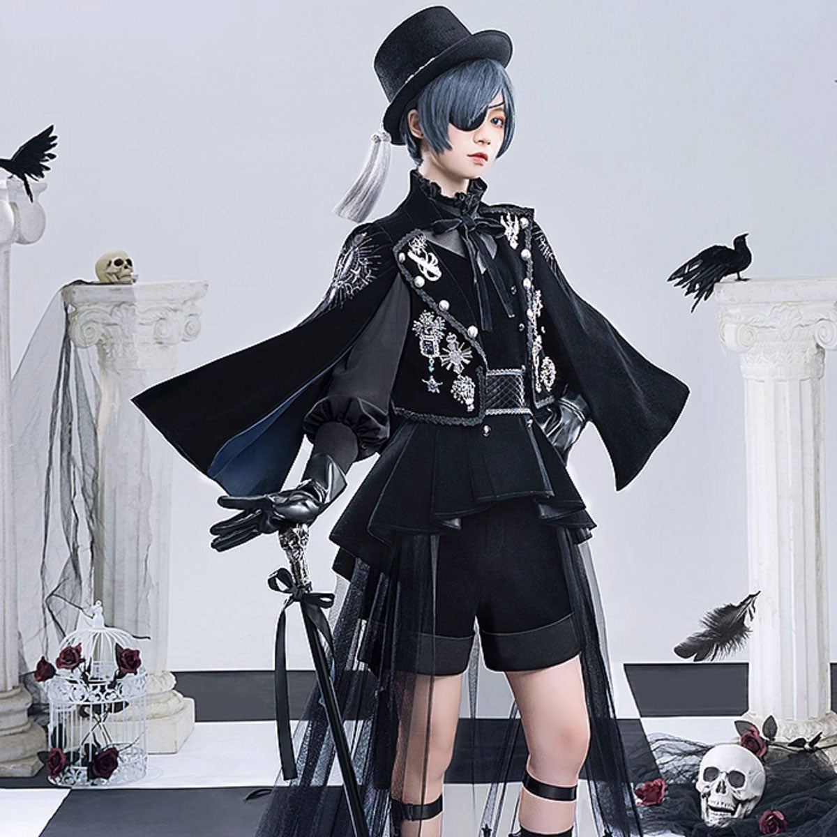 Ciel Phantomhive Cosplay Costume - Premium Custom-Tailored WearAnime,Black Butler,Costume