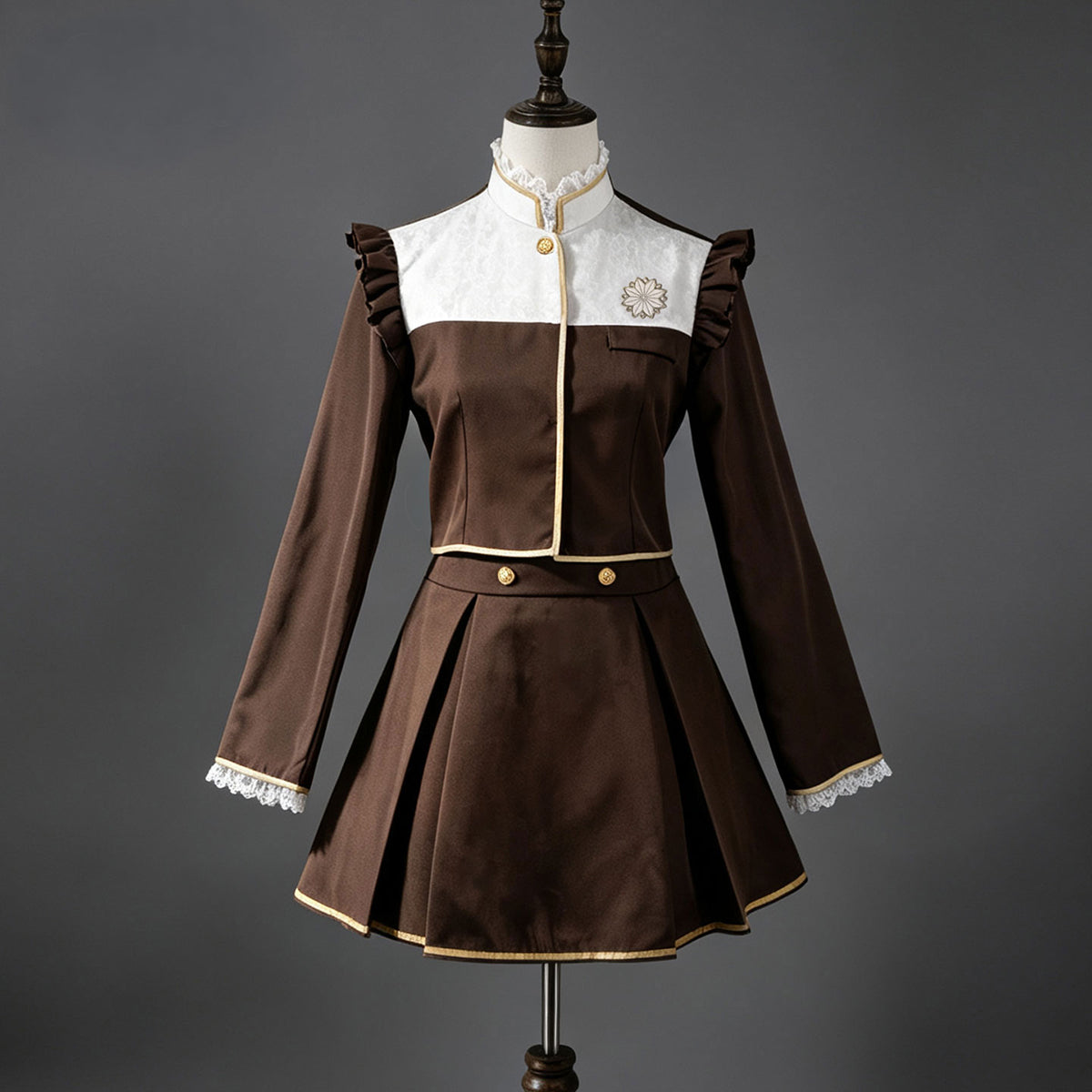Anime School Uniform Cosplay Costume - Minetsuki Ritsu & ViolaAnime,BanG Dream!,Costume
