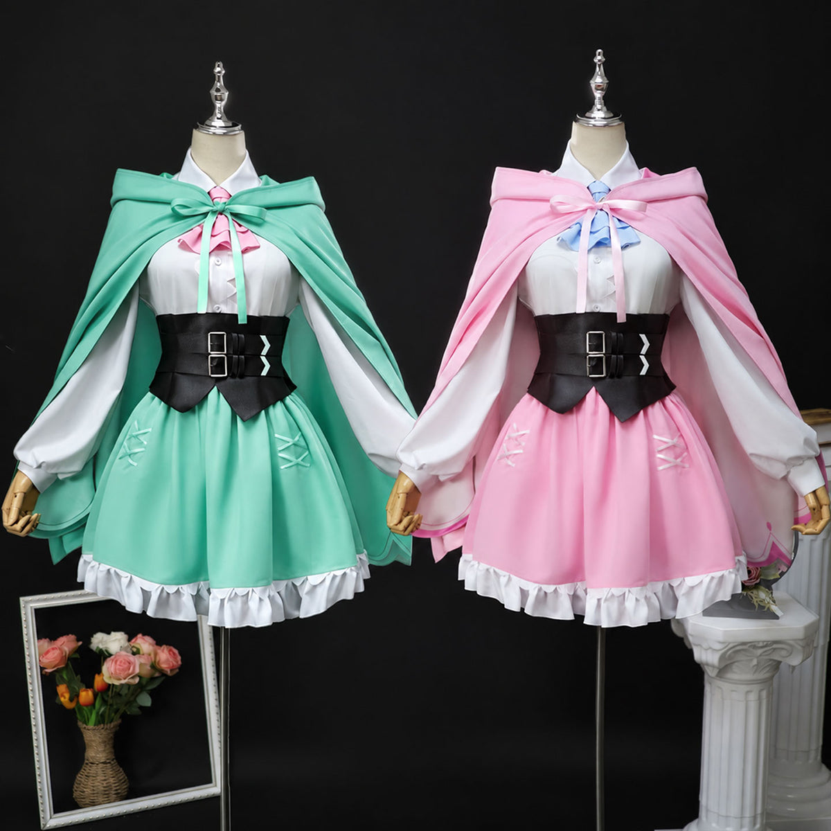 Anime Ram and Rem Cosplay Costume