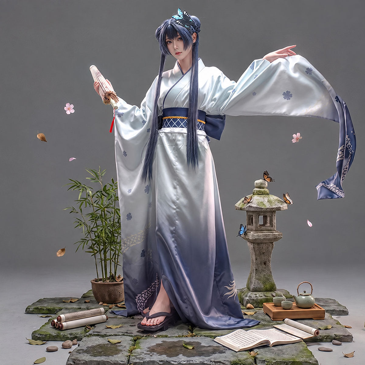 Kisaki Ryuuge Cosplay Kimono Costume - Custom TailoredBlue Archive,Costume,Game