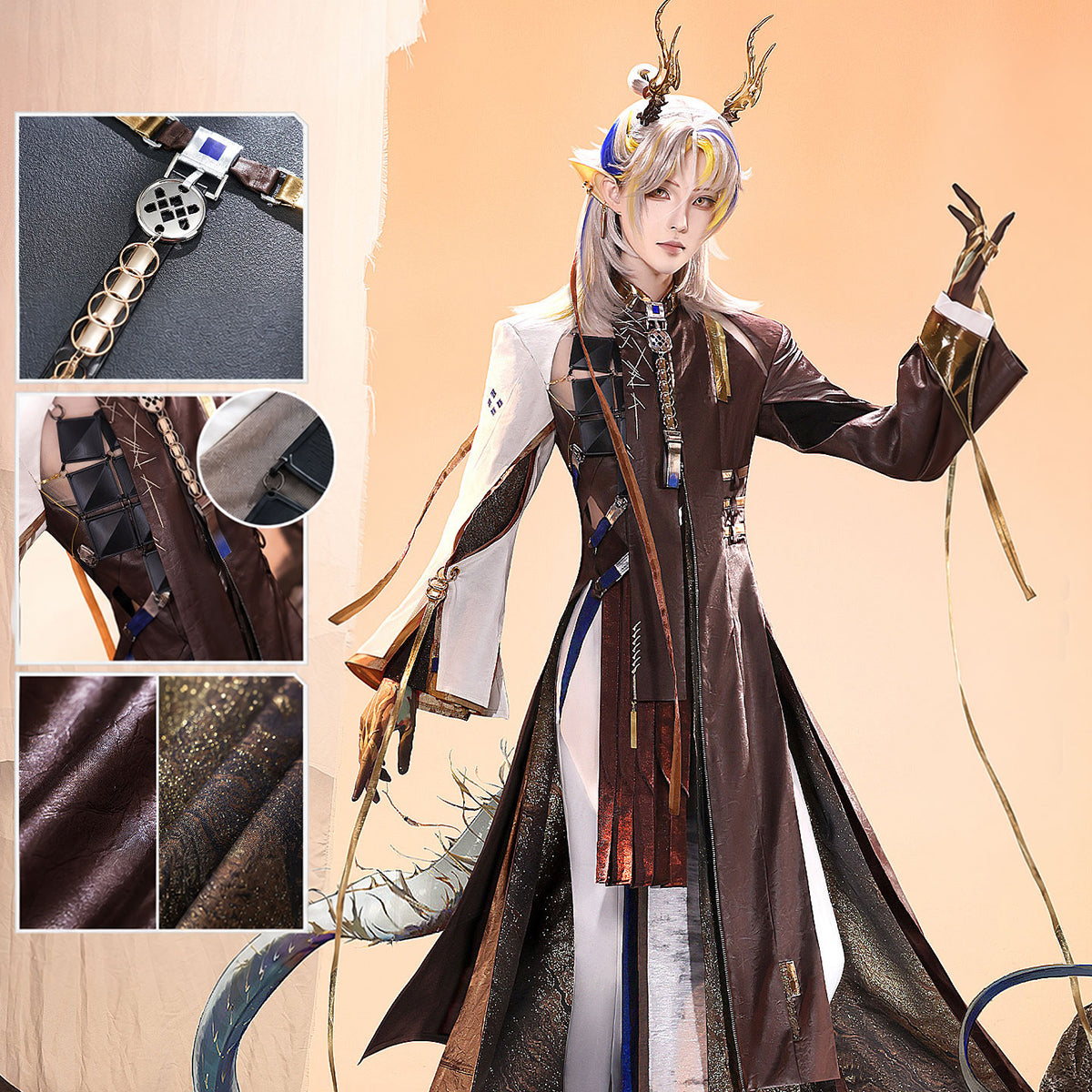 Arknights Ji Sui Sibling Cosplay Costume - Premium EditionArknights,Costume,Game