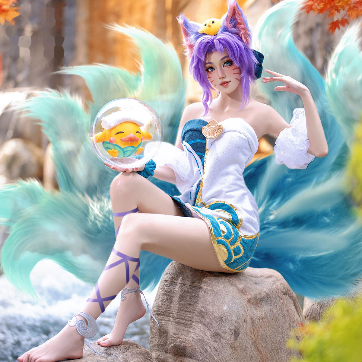 Ahri Cosplay Costume Custom-Tailored - Shop NowCostume,Game,League of Legends