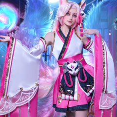 Chibi Ahri Cosplay Costume – Premium Custom-Tailored EditionCostume,Game,League of Legends