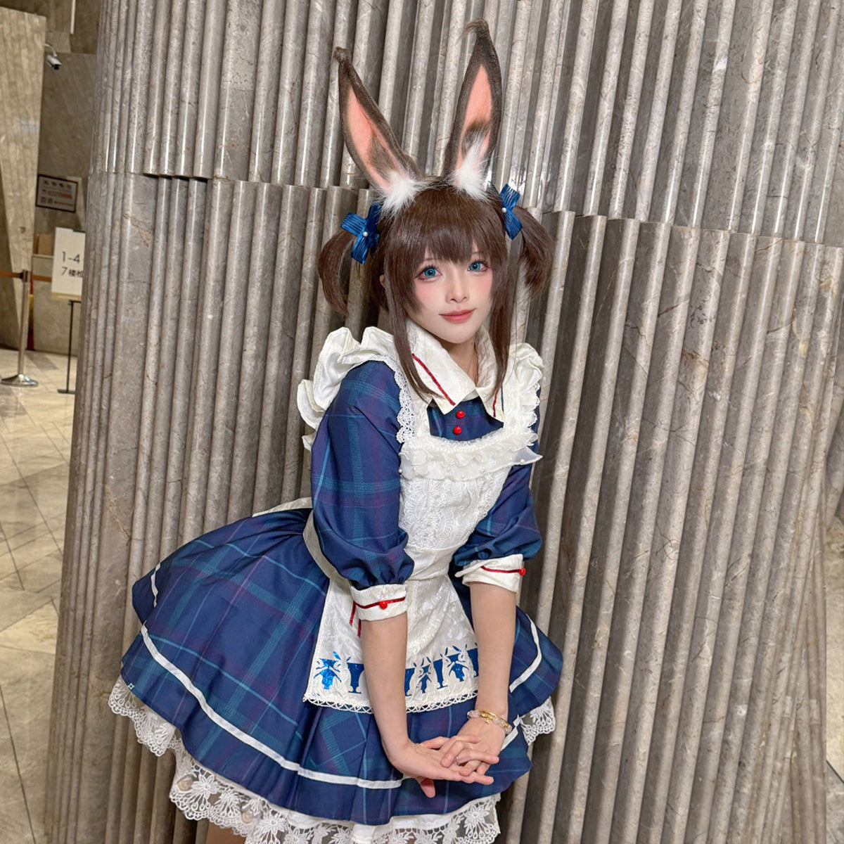 Arknights Amiya Cosplay Costume - White Rabbit Style In StockArknights,Costume,Game