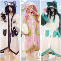 Anime Cosplay Plush Pajamas - Mitsuri, Kochou & YuichiroAnime,Costume,Demon Slayer