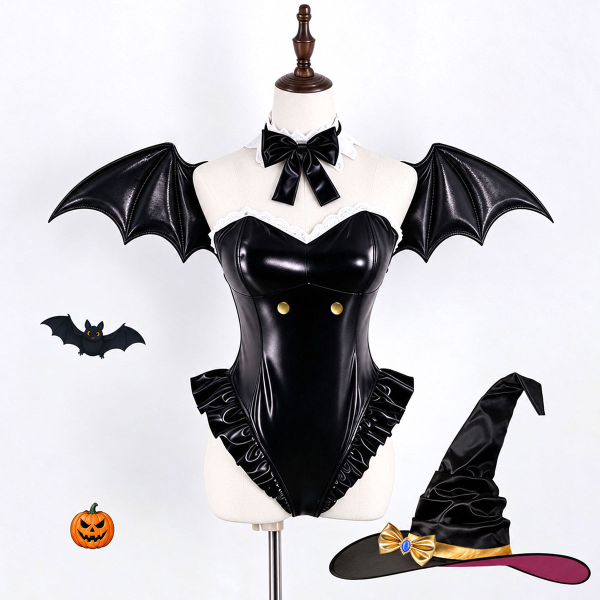 Custom-Tailored Anime Cosplay Costume: Nekocos Rem PhantomAnime,Costume,Re Zero