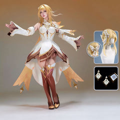 Genshin Impact Lumine Cosplay Costume - Premium Custom EditionCostume,Game,Genshin Impact