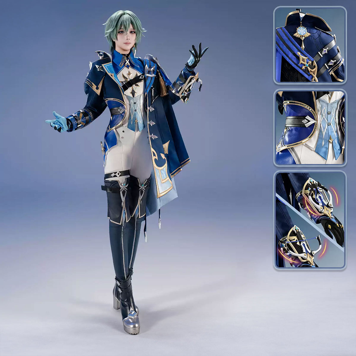 Genshin Impact Lohen Cosplay Costume - Custom-Tailored DesignCostume,Game,Genshin Impact