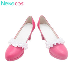 Hoshimiya Ichigo Cosplay Shoes - Custom Handmade FootwearAikatsu!,Anime,Shoes